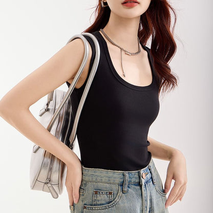 Square Neck Crop Tank