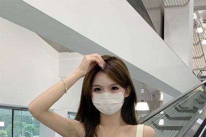 Contrast Trim V-Neck Slim Fit Crop Camisole Top