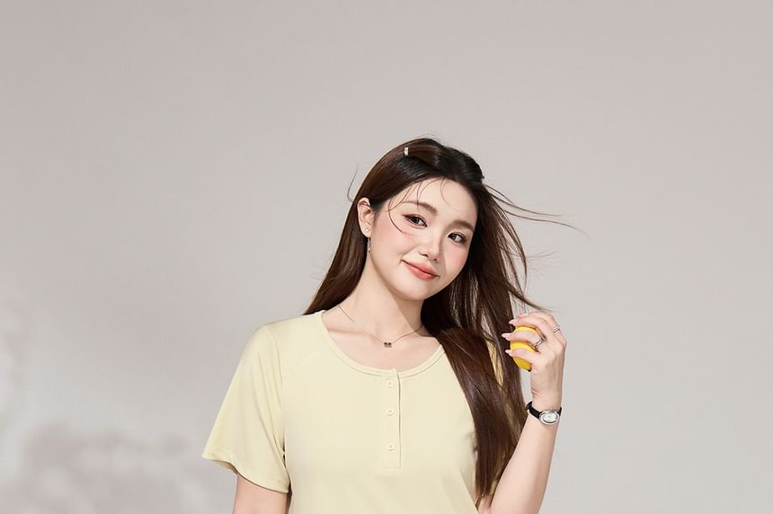 Henley Short Sleeve Tee