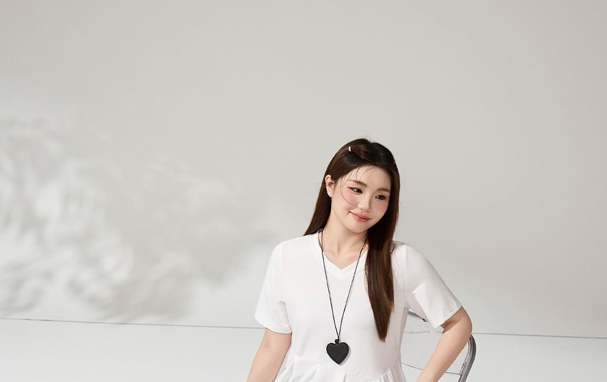 V-Neck Flowy Blouse