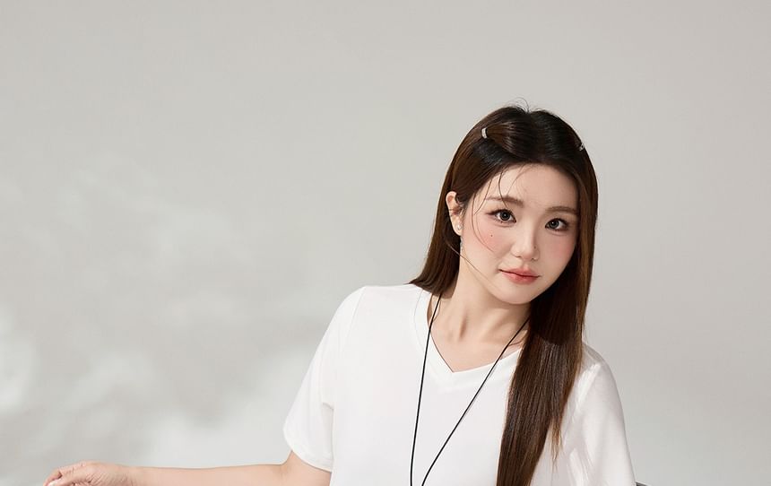 V-Neck Flowy Blouse