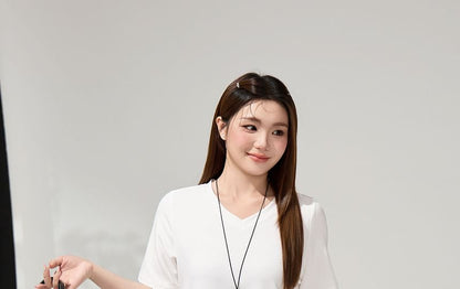 V-Neck Flowy Blouse