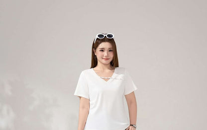 V-Neck Short-Sleeve Tee