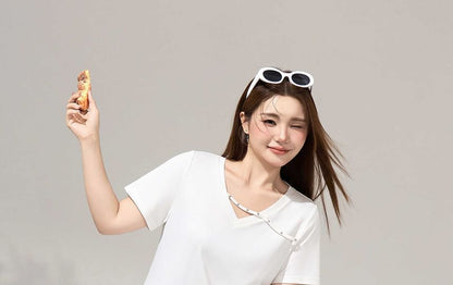 V-Neck Short-Sleeve Tee