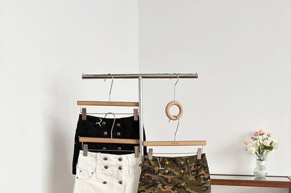 High Waist Double-Breasted Mini Pencil Skirt