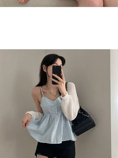 V-Neck Flowy Camisole Top