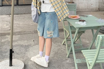 Long-Sleeve Plaid Button-Up Shirt