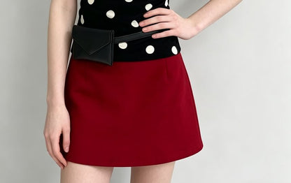 Polka Dot Slim-Fit Camisole Top