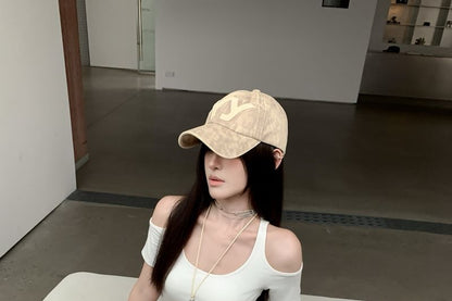 Short-Sleeve Cold Shoulder Scoop Neck Plain Crop T-Shirt