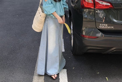 Puff-Sleeve Halter Neck Cold Shoulder Plain Bubble Hem Blouse
