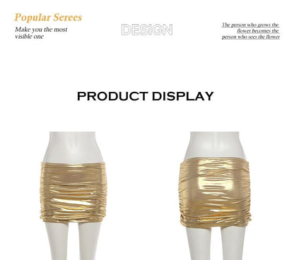 Sequined Flowy Halter Neck Top or Mini Pencil Skirt