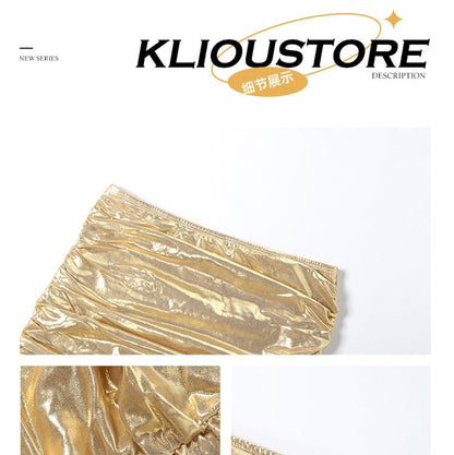 Sequined Flowy Halter Neck Top or Mini Pencil Skirt