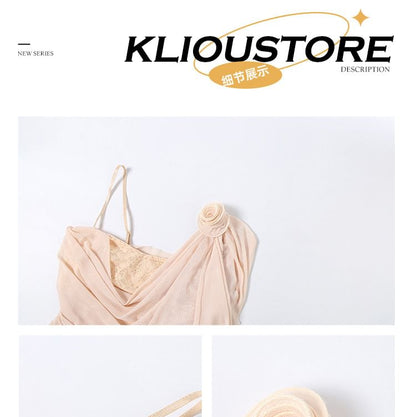 Asymmetric Sleeveless Crop Top and High Waist Mermaid Skirt Set