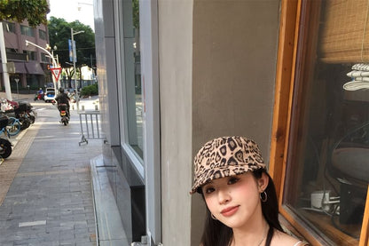 Leopard Panel Camisole with Snake Print Midi Skirt Set