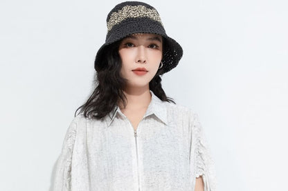 Dye Drawstring Zip Top with Batwing Sleeves
