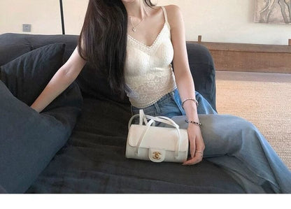Padded Lace V-Neck Camisole Top