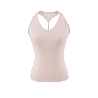 Racerback Sleeveless Solid Crop Top