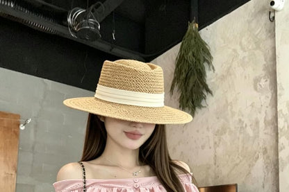 Off-Shoulder Short-Sleeved Ruffle Embroidered Blouse