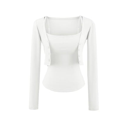 Camisole and Crop Cardigan Set
