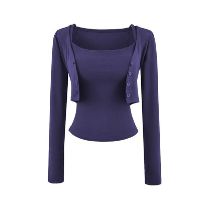 Camisole and Crop Cardigan Set