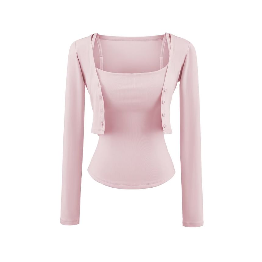 Camisole and Crop Cardigan Set