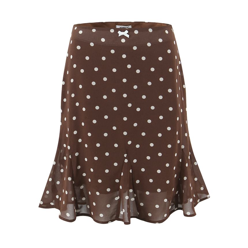 Patterned Camisole and Mermaid Skirt Set