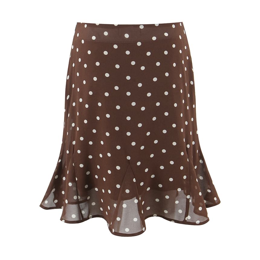 Patterned Camisole and Mermaid Skirt Set