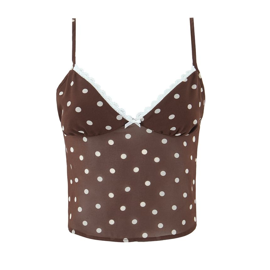 Patterned Camisole and Mermaid Skirt Set