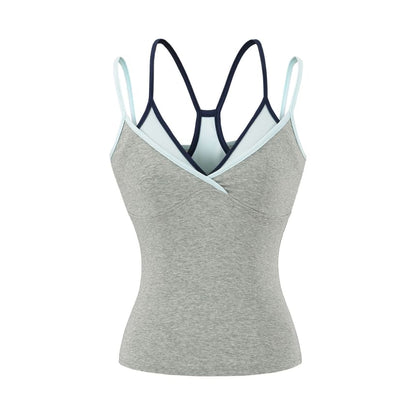 Contrast Trim Mock Two-Piece Camisole