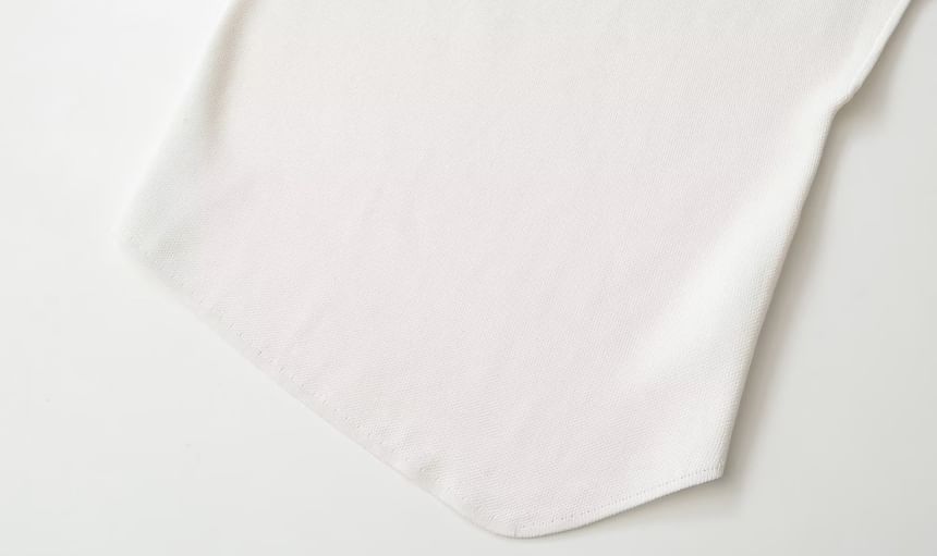 Asymmetrical Beaded Crop Knit Top - Sleeveless