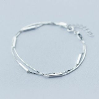 Segment Bar Bracelet Sterling Silver 925