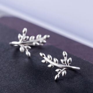 Sterling Leaf 925 Earring Silver