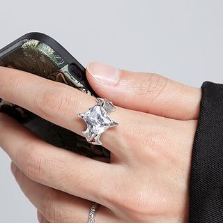 Rhinestone Open Ring / Set