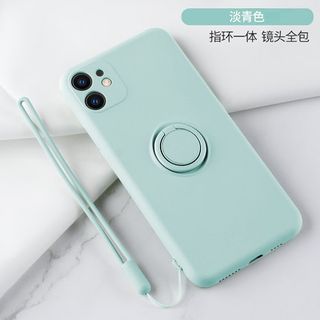 Phone Plain Stand Ring Case