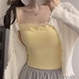 Lace Trim Camisole Top