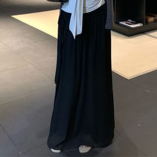Cardigan, Camisole, and High Rise Maxi Skirt Set