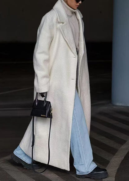 Coat Collar Khaki Pockets Spring Button Peter Long Loose Pan