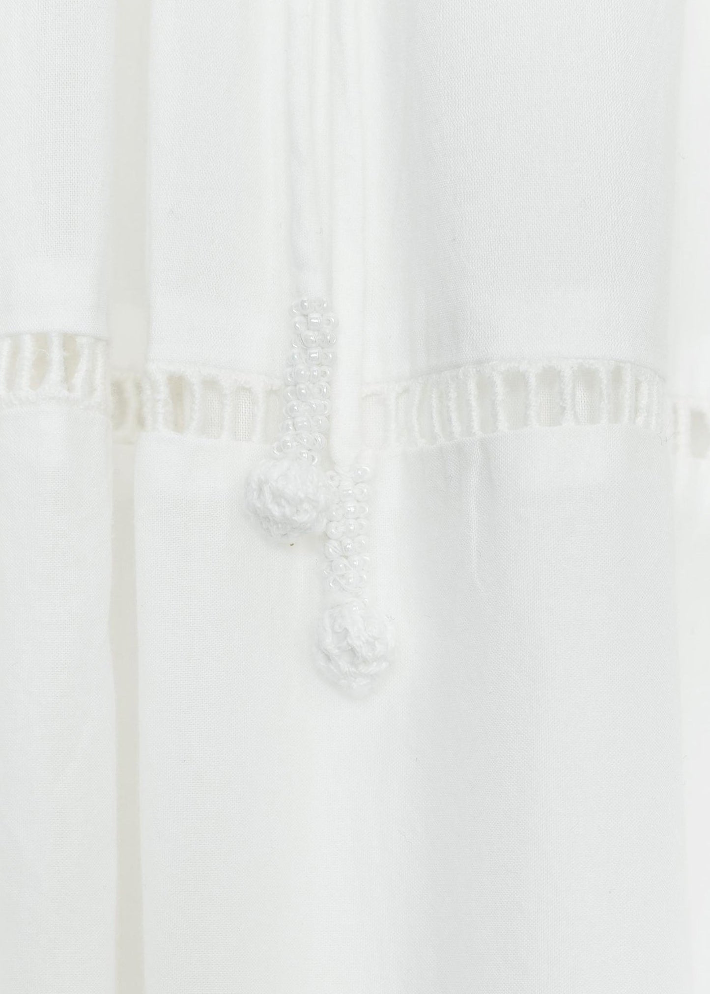 Pieces Skirts Cotton And White Out Hollow Set Loose Shirts Two