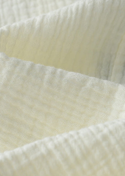 White Cardigan Cotton Modern Spring Milk Oversized