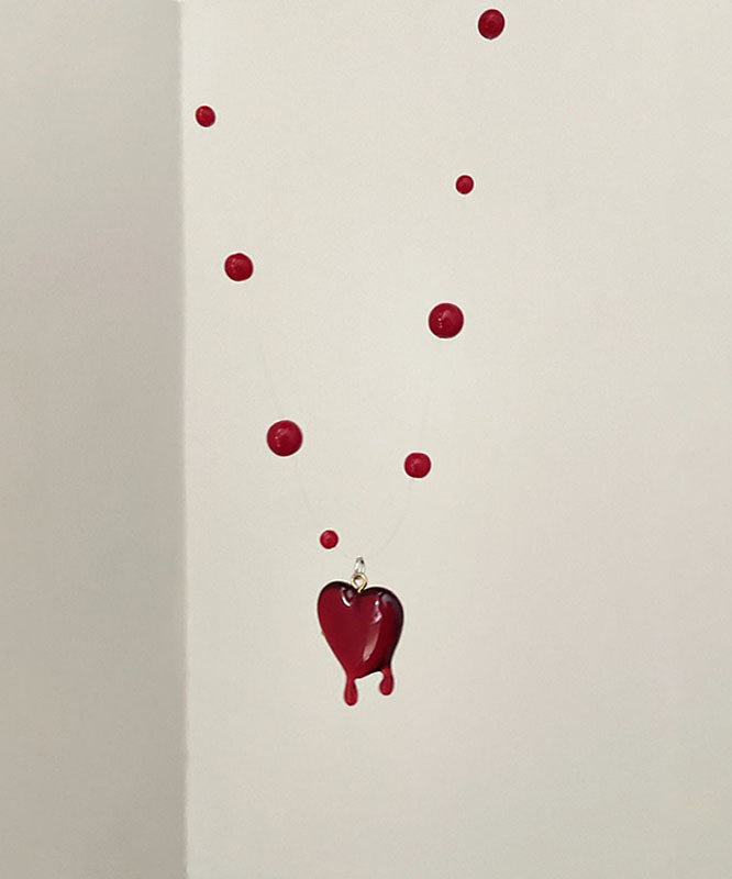 Necklace Love Modern Alloy Pendant Mulberry Beading