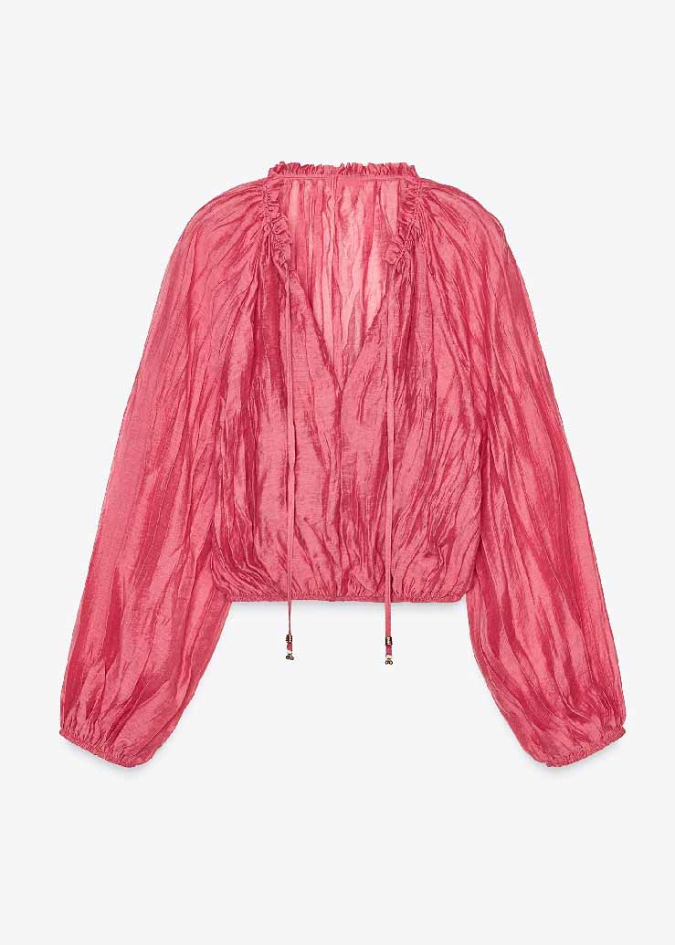 Set Ruffled Fall Patchwork Pieces Two Pink Cotton Modern