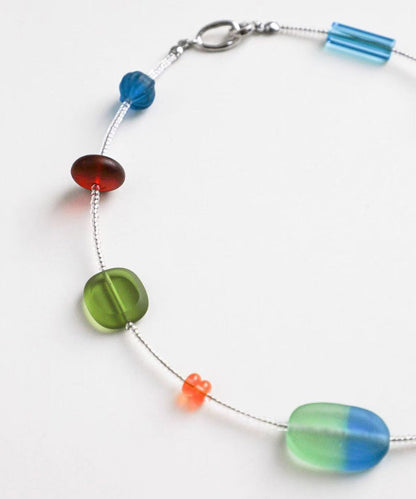 Necklace Alloy Asymmetrical Beads Modern Bead Gratuated Rainbow
