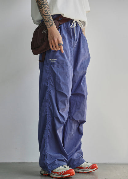 Letter Lace Cotton Men Pockets Summer Blue Pants Up New