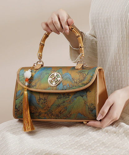 New Bag Style Print Tassel Tote Leather Chinese Calf