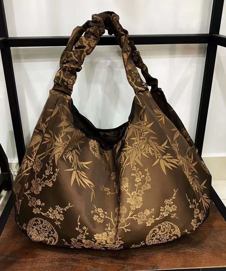 Chinese Style Coffee Bag Versatile Print New Shoulder