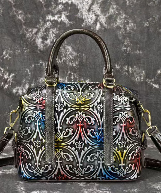 Embossed Vintage Silver Crossbody New Bag Handmade