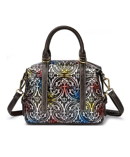 Embossed Vintage Silver Crossbody New Bag Handmade