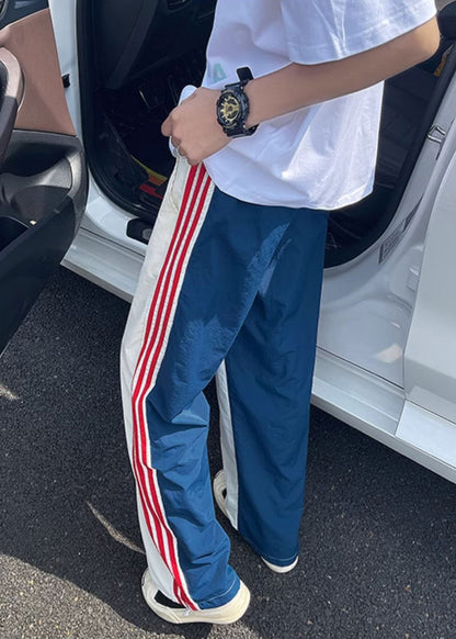 Men Spring Pants Oversized Khaki Patchwork New Spandex Apparel