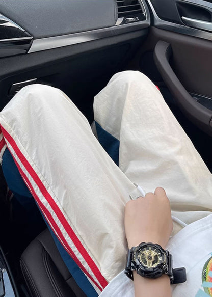 Men Spring Pants Oversized Khaki Patchwork New Spandex Apparel