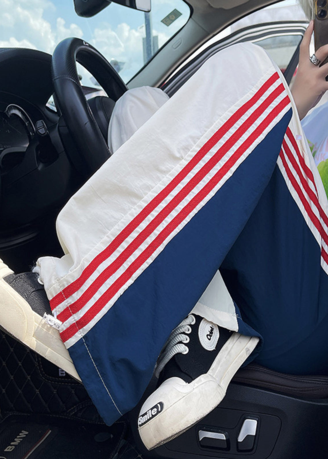 Men Spring Pants Oversized Khaki Patchwork New Spandex Apparel